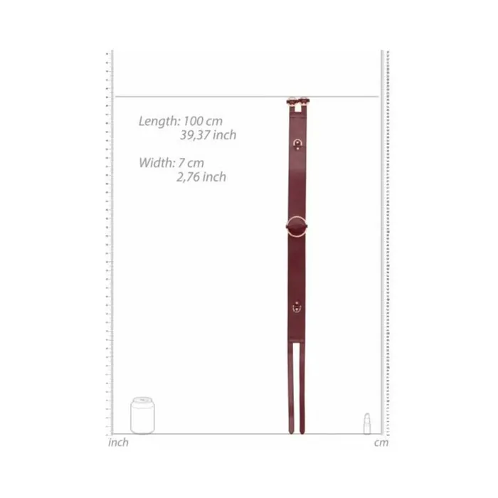 Ouch Halo Waist Belt Sm Burgundy Fairvillacom Couples