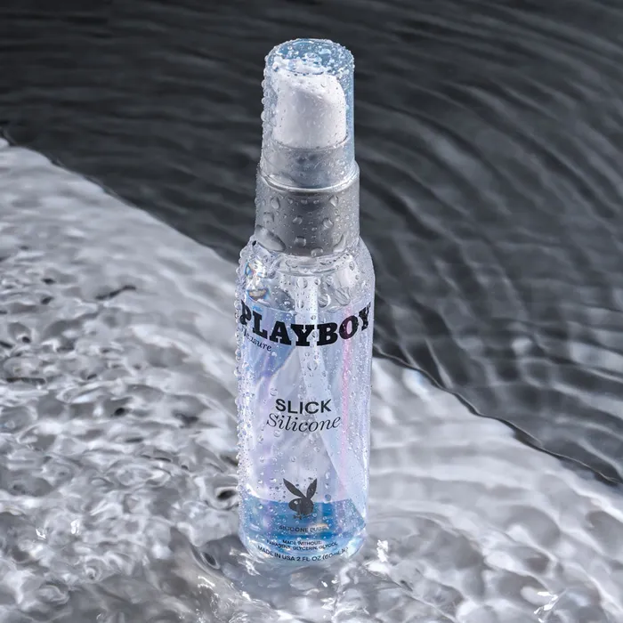 Playboy Pleasure SLICK SILICONE Lube 60 ml ShhhWndsr Female Sex Toys Playboy Pleasure SLICK SILICONE Lube 60 ml ShhhWndsr Female Sex Toys