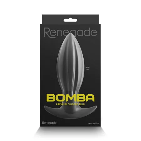 Renegade Bomba Medium Butt Plug Black Fairvillacom Anal