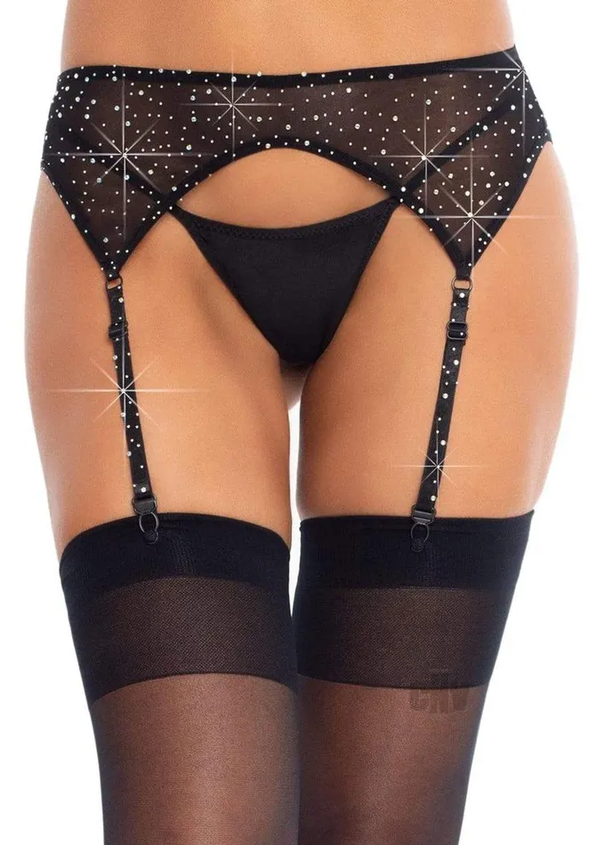 Rhinestone Garter Belt One Size Black Fairvillacom Bodystockings Playsuits Rhinestone Garter Belt One Size Black Fairvillacom Bodystockings Playsuits