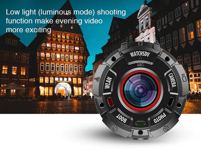 Shhhep S222 IP68 Waterproof Magnetic WiFi Action Camera Vibrators