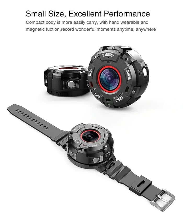 Shhhep S222 IP68 Waterproof Magnetic WiFi Action Camera Vibrators