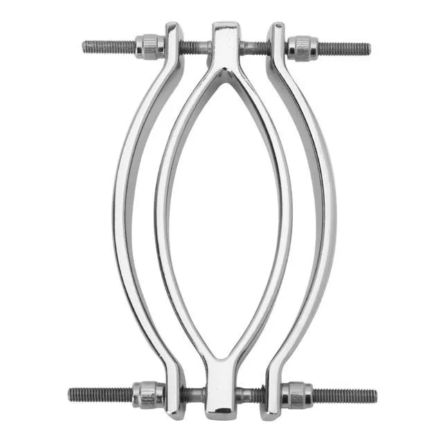 ShhhOb Dildos Labia clamp speculum in Stainless Steel