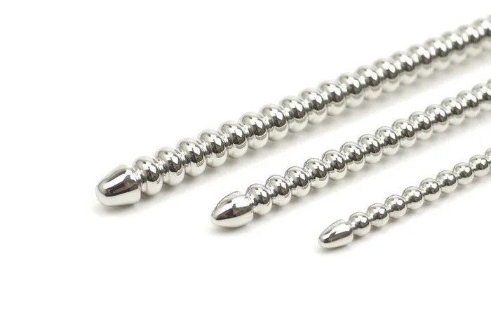 ShhhOb Stainless steel urethral sounds Straight shaft Male Sex Toys