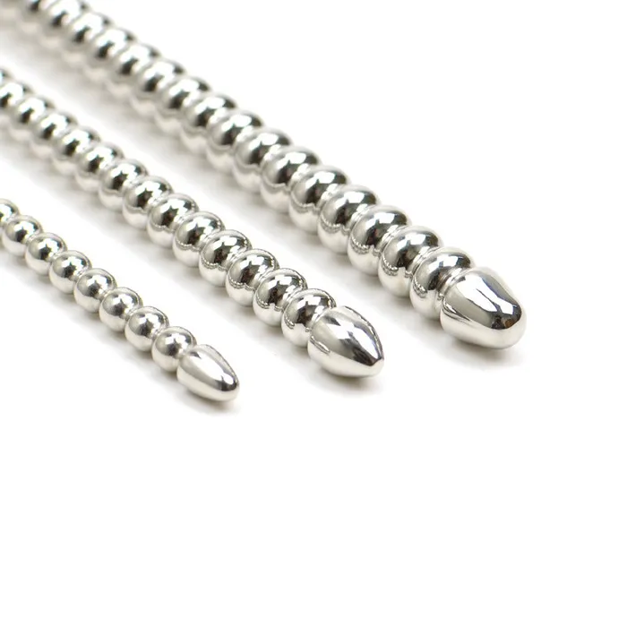 ShhhOb Stainless steel urethral sounds Straight shaft Male Sex Toys
