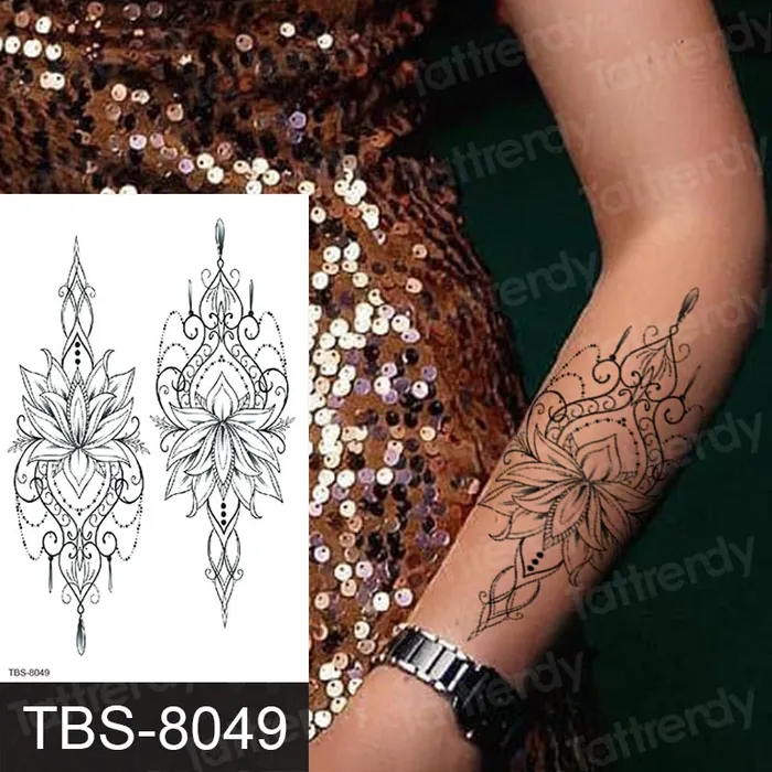 ShhhOb Temporary tattoos ALL BODY AREAS for Women 25 assorted designs Anal