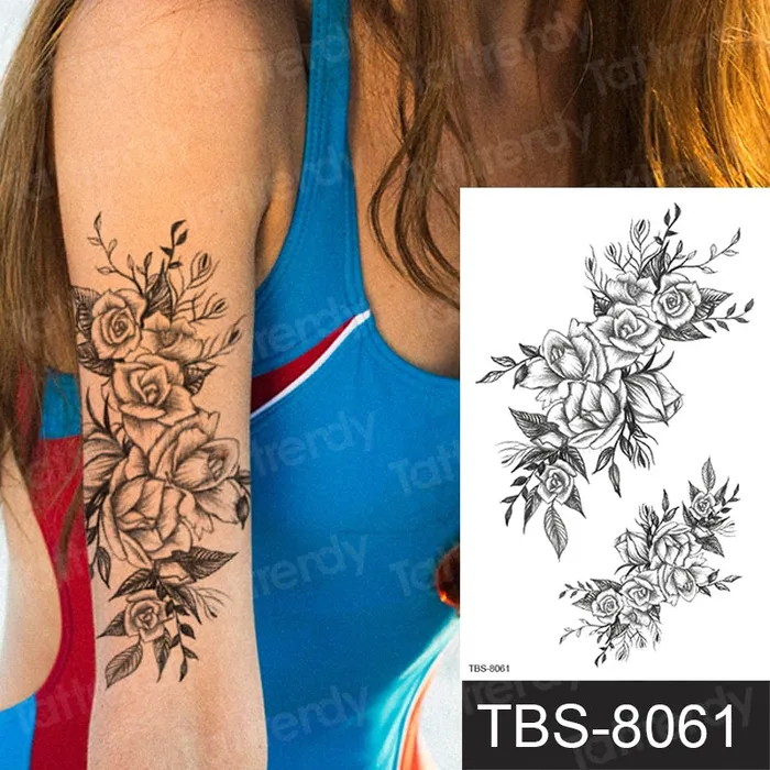 ShhhOb Temporary tattoos ALL BODY AREAS for Women 25 assorted designs Anal