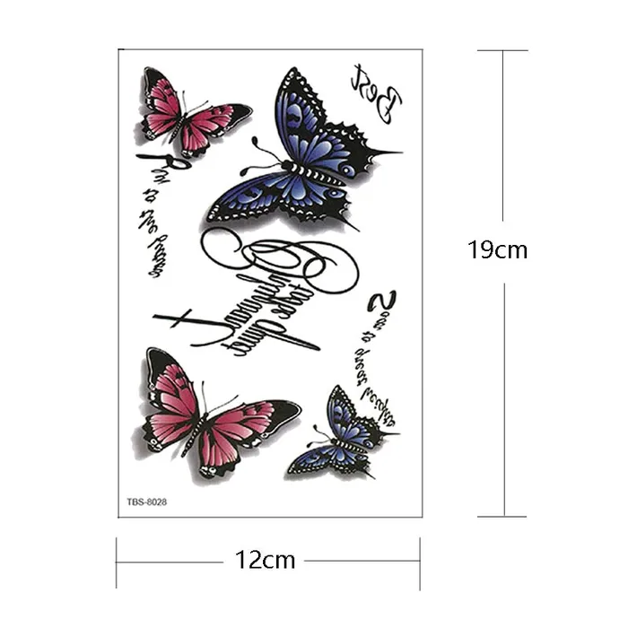 ShhhOb Temporary tattoos ALL BODY AREAS for Women 25 assorted designs Anal