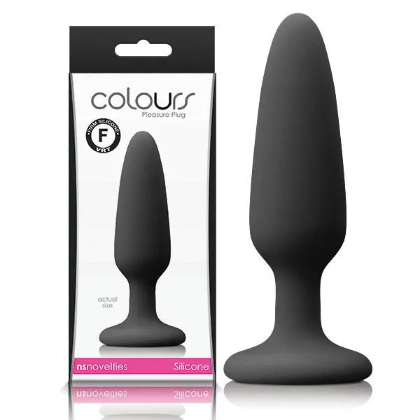 ShhhWndsr Anal Colours Pleasures Black Small Butt Plug