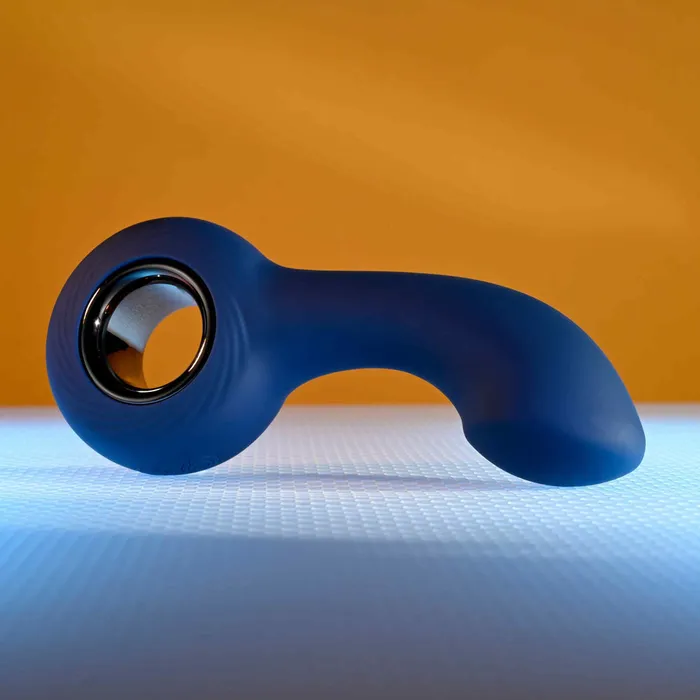 ShhhWndsr Anal Zero Tolerance THE REACH Vibrating Anal Plug Blue