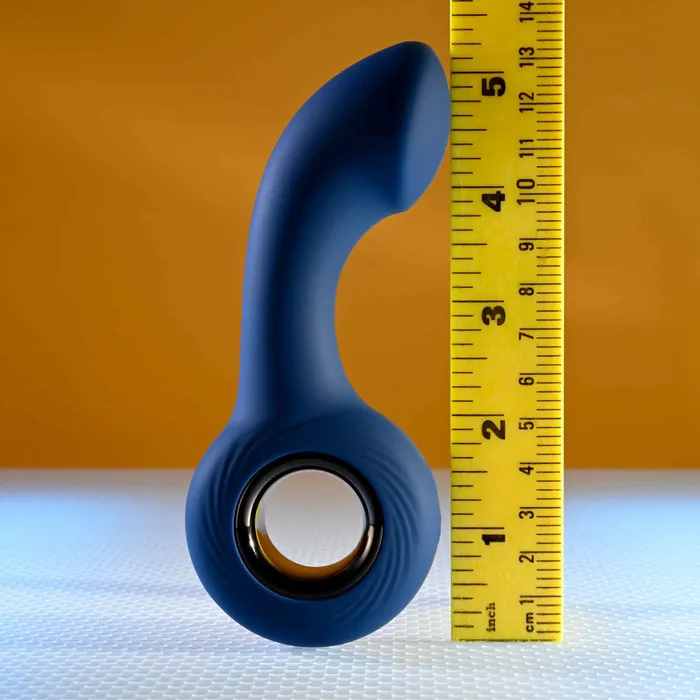 ShhhWndsr Anal Zero Tolerance THE REACH Vibrating Anal Plug Blue