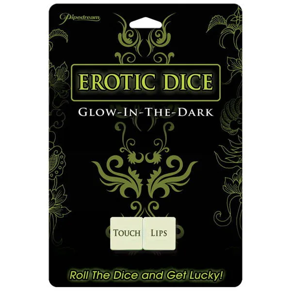 ShhhWndsr Dildos Erotic Dice Glow in the Dark Couples Dice Game