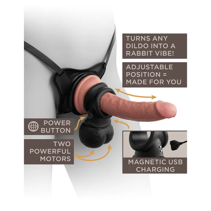 ShhhWndsr Male Sex Toys King Cock Elite The Crown Jewels Vibrating Silicone Balls USB Rechargeable Vibrating Cock Ring ShhhWndsr Male Sex Toys King Cock Elite The Crown Jewels Vibrating Silicone Balls USB Rechargeable Vibrating Cock Ring
