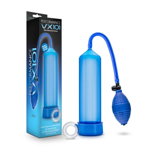 ShhhWndsr Male Sex Toys Performance VX101 Male Enhancement Pump Penis Pump BLUE ShhhWndsr Male Sex Toys Performance VX101 Male Enhancement Pump Penis Pump BLUE