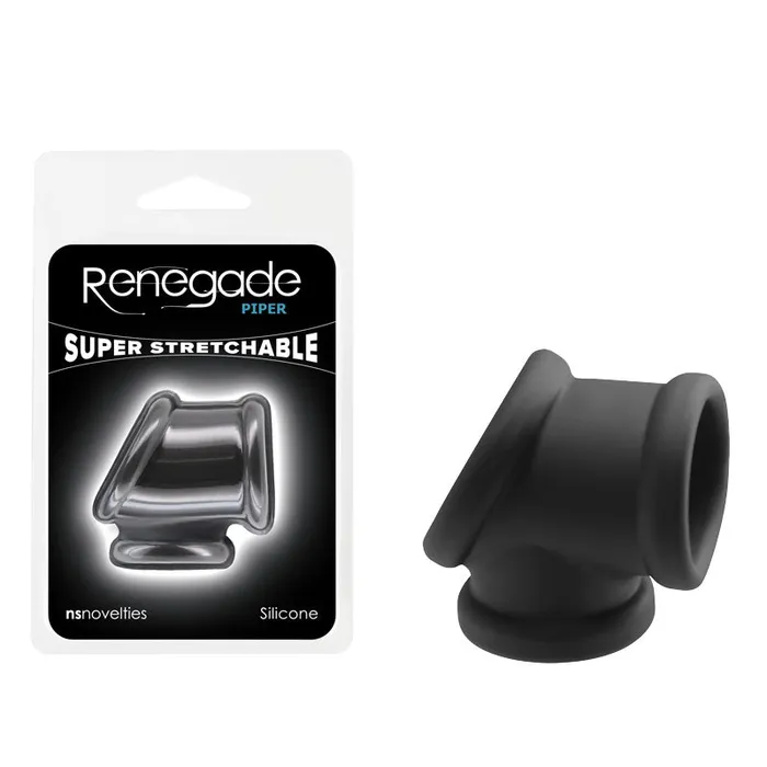 ShhhWndsr Renegade Piper Cock Balls Tube Black Dildos