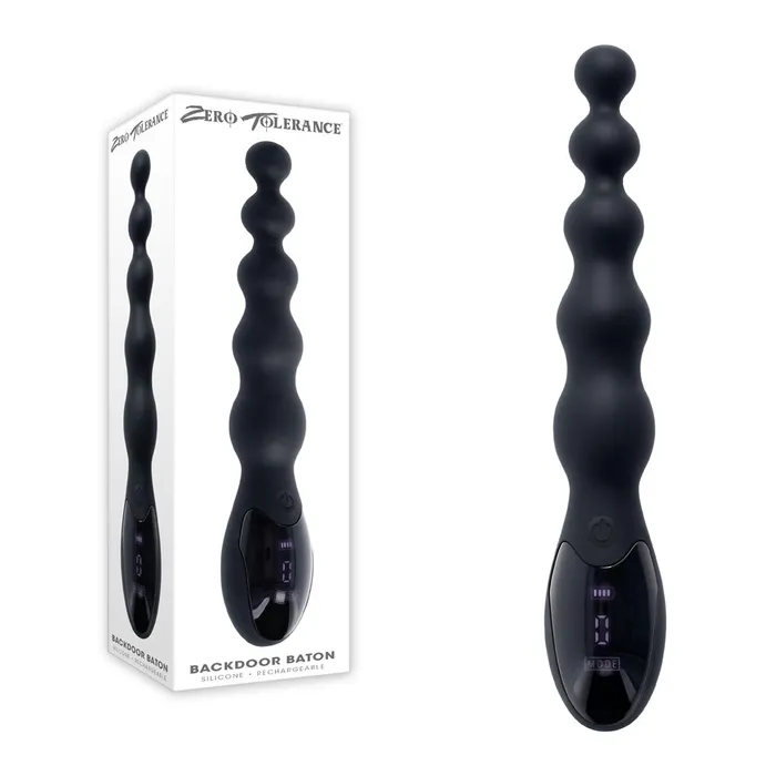 ShhhWndsr Zero Tolerance BACKDOOR BATON 24 cm USB Rechargeable Vibrating Anal Beads Male Sex Toys ShhhWndsr Zero Tolerance BACKDOOR BATON 24 cm USB Rechargeable Vibrating Anal Beads Male Sex Toys
