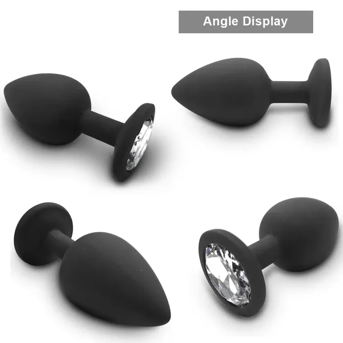 Silicone Butt Plug with Vibrator Silicone Seduction Female Sex Toys Silicone Butt Plug with Vibrator Silicone Seduction Female Sex Toys