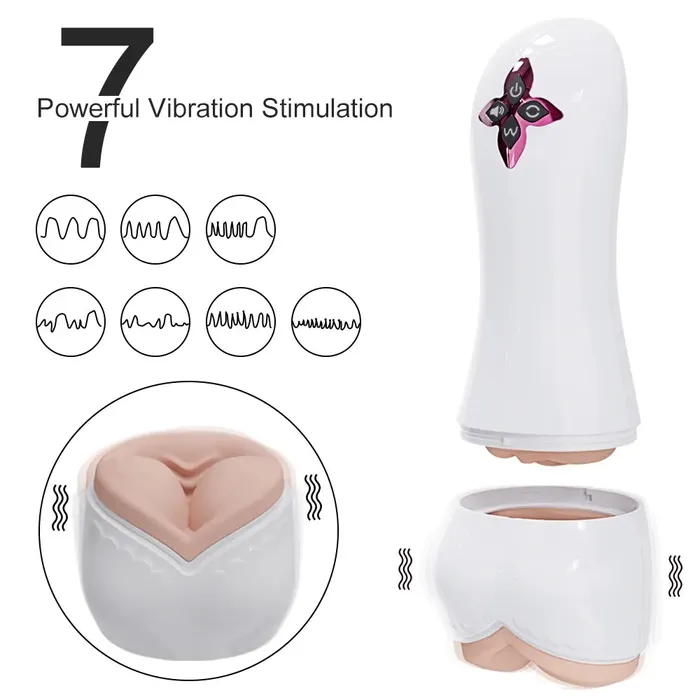 Silicone Seduction Dual Sensation Masturbator Male Sex Toys Silicone Seduction Dual Sensation Masturbator Male Sex Toys