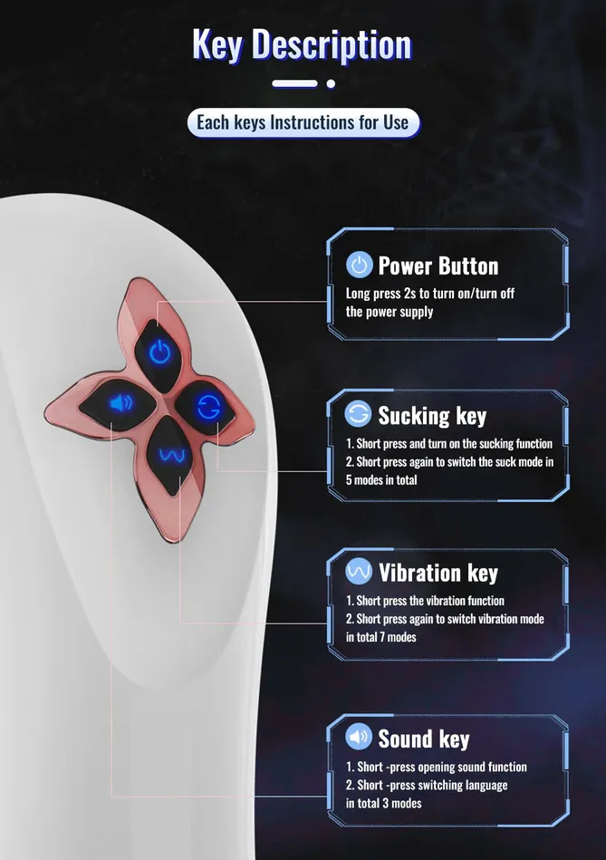 Silicone Seduction Dual Sensation Masturbator Male Sex Toys Silicone Seduction Dual Sensation Masturbator Male Sex Toys