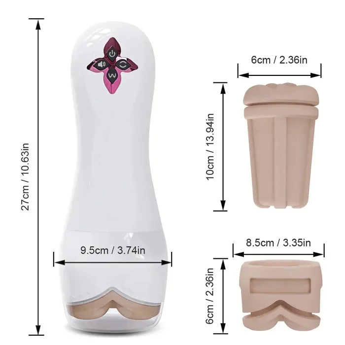 Silicone Seduction Dual Sensation Masturbator Male Sex Toys Silicone Seduction Dual Sensation Masturbator Male Sex Toys