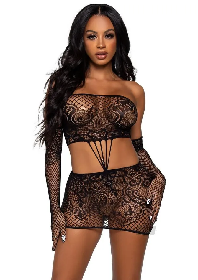 Teddies And Bodies 2 Pc Strappy Lace Tube Dress and Gloves One Gloves One Size Black Fairvillacom Teddies And Bodies 2 Pc Strappy Lace Tube Dress and Gloves One Gloves One Size Black Fairvillacom