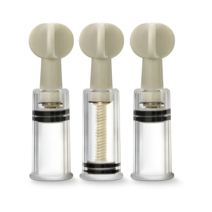 Temptasia Clit And Nipple Twist Suckers Set Of 3 Clear Fairvillacom Anal