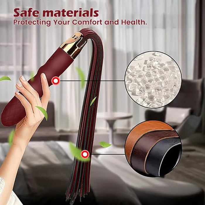 Vibrating Whip with G Spot Vibrator Amovibe Female Sex Toys
