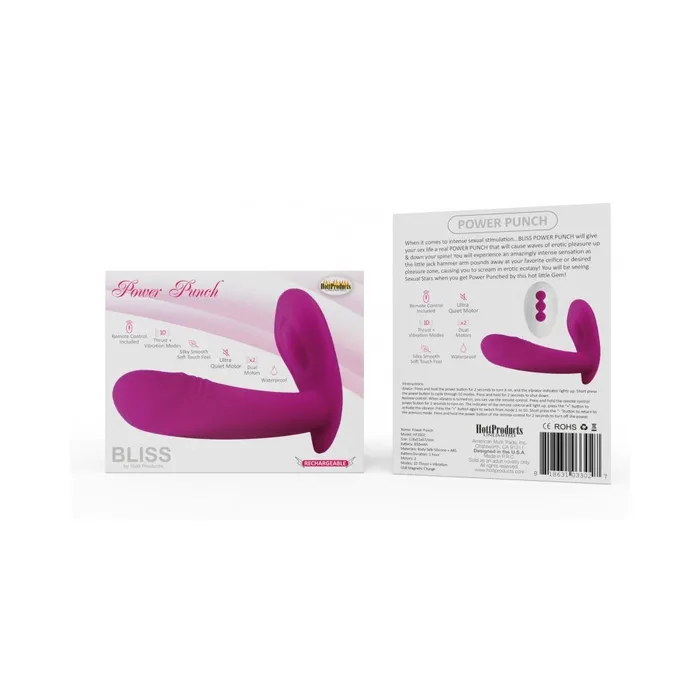 Vibrators Fairvillacom Bliss Power Punch Thrusting Vibe