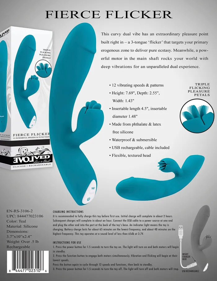 Vibrators Fairvillacom EVOLVED FIERCE FLICKER