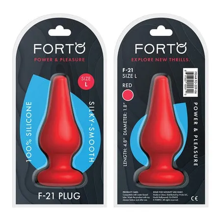 Vibrators Fairvillacom FORTO F21 TearDrop Red Large