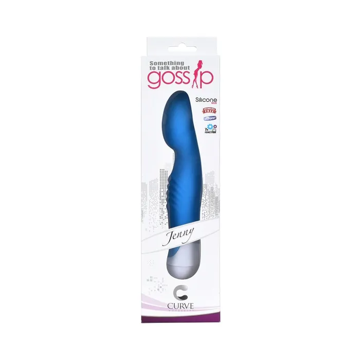 Vibrators Fairvillacom Gossip Jenny 7 Function GSpot Vibrator Blue