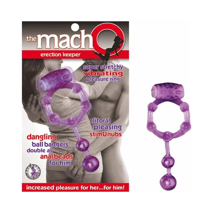 Vibrators Fairvillacom Macho Erection Keeper C Ring Purple