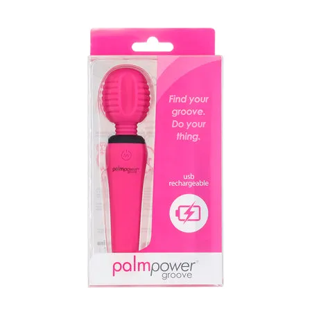 Vibrators Fairvillacom Palmpower Groove Mini Wand Fuchsia