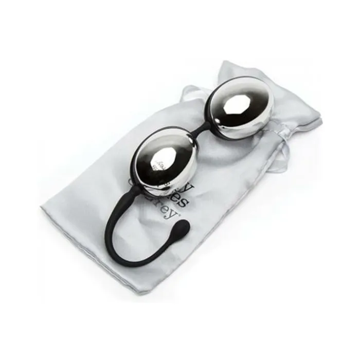 Vibrators Fifty Shades of Grey Inner Goddess Silver Jiggle Balls 67 g Fairvillacom