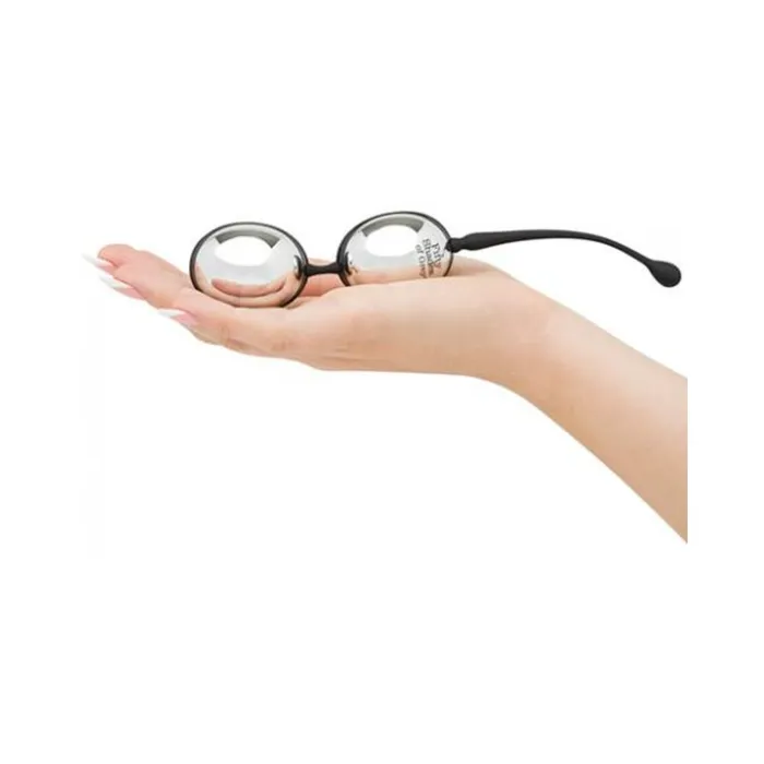 Vibrators Fifty Shades of Grey Inner Goddess Silver Jiggle Balls 67 g Fairvillacom