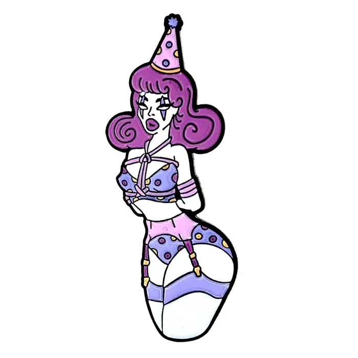 Vibrators Geeky amp Kinky Geeky amp Kinky Rope Clown Pin