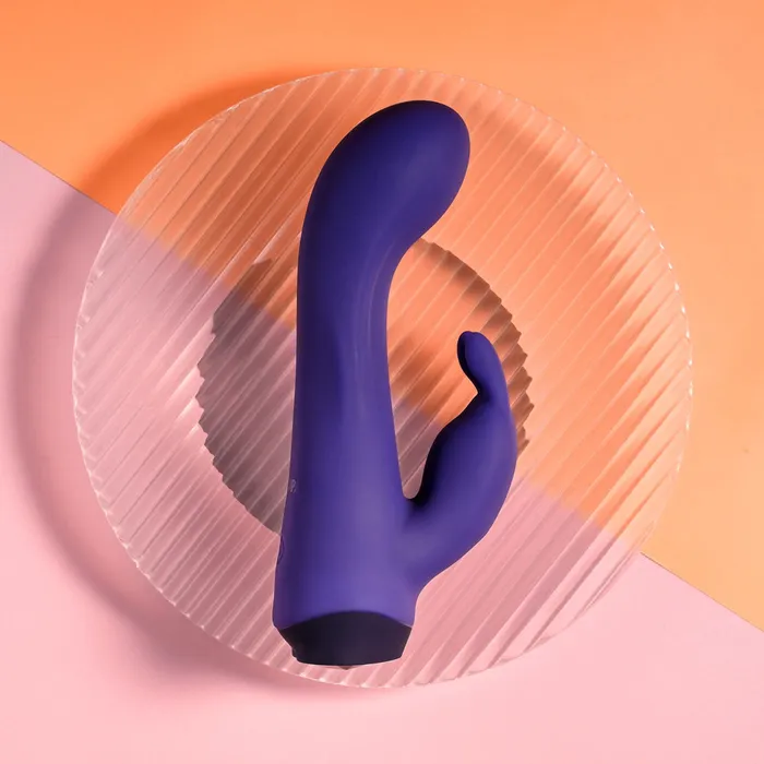 Vibrators Selopa PLUM JOB 135 cm USBR Rabbit Vibrator Purple ShhhWndsr