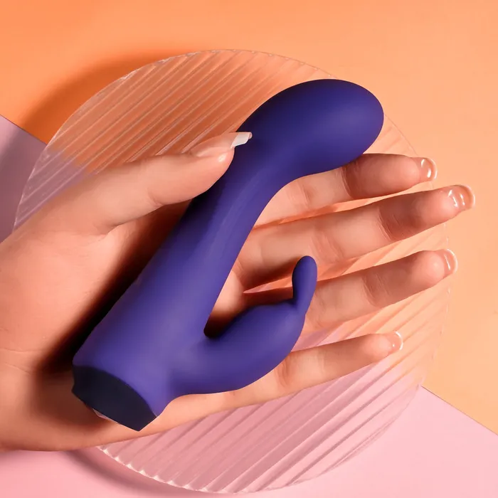Vibrators Selopa PLUM JOB 135 cm USBR Rabbit Vibrator Purple ShhhWndsr