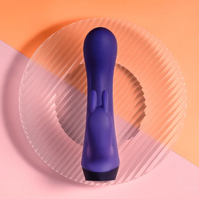 Vibrators Selopa PLUM JOB 135 cm USBR Rabbit Vibrator Purple ShhhWndsr