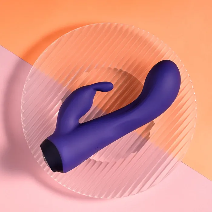 Vibrators Selopa PLUM JOB 135 cm USBR Rabbit Vibrator Purple ShhhWndsr