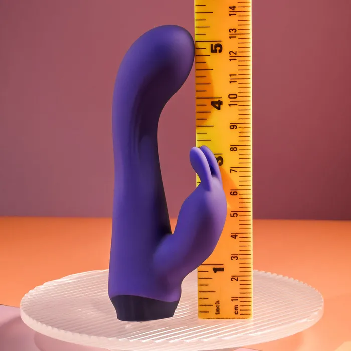 Vibrators Selopa PLUM JOB 135 cm USBR Rabbit Vibrator Purple ShhhWndsr