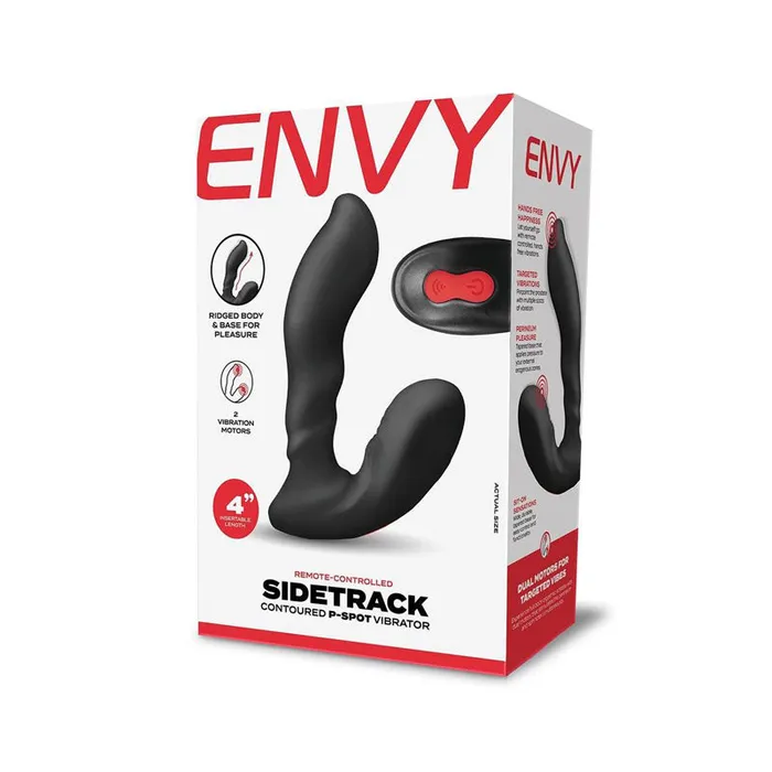 Vibrators ShhhWndsr Envy Sidetrack Contoured PSpot Vibrator Vibrators ShhhWndsr Envy Sidetrack Contoured PSpot Vibrator