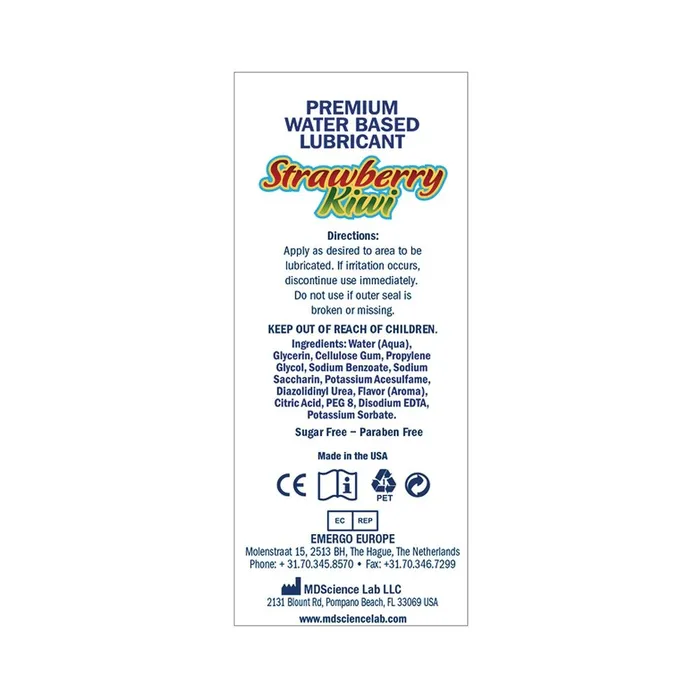 Vibrators Swiss Navy Flavors Strawberry Kiwi 4oz Fairvillacom