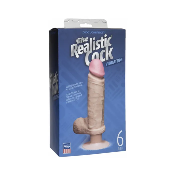 Vibro Realistic Dildo 6 inch Beige Fairvillacom Anal