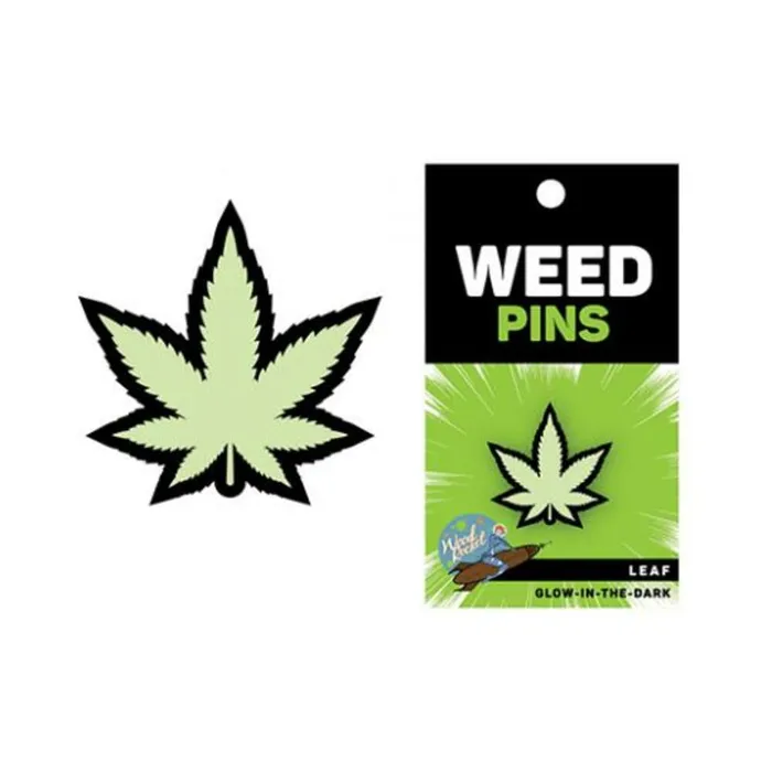 Weed Pin Leaf Glowinthedark Fairvillacom Dildos