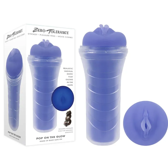 Zero Tolerance POP ON THE GLOW Glow in Dark Vagina Stroker ShhhWndsr Male Sex Toys Zero Tolerance POP ON THE GLOW Glow in Dark Vagina Stroker ShhhWndsr Male Sex Toys