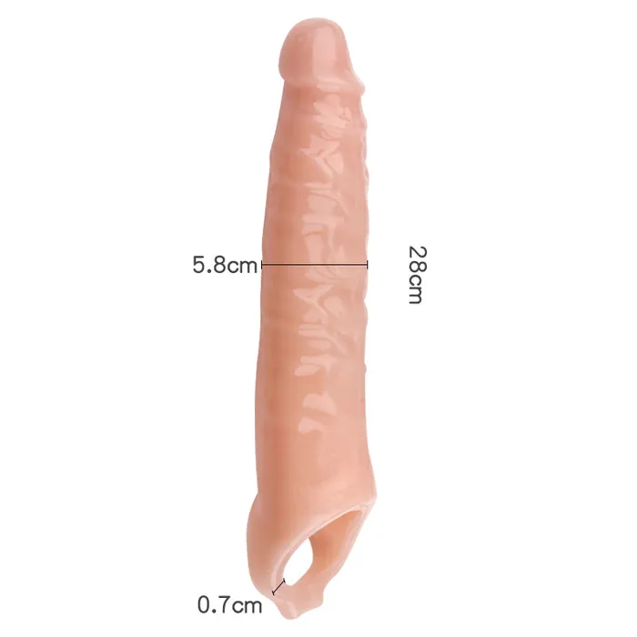 11 Long Penis Extension Sleeve LoveLife SexToys Male Sex Toys