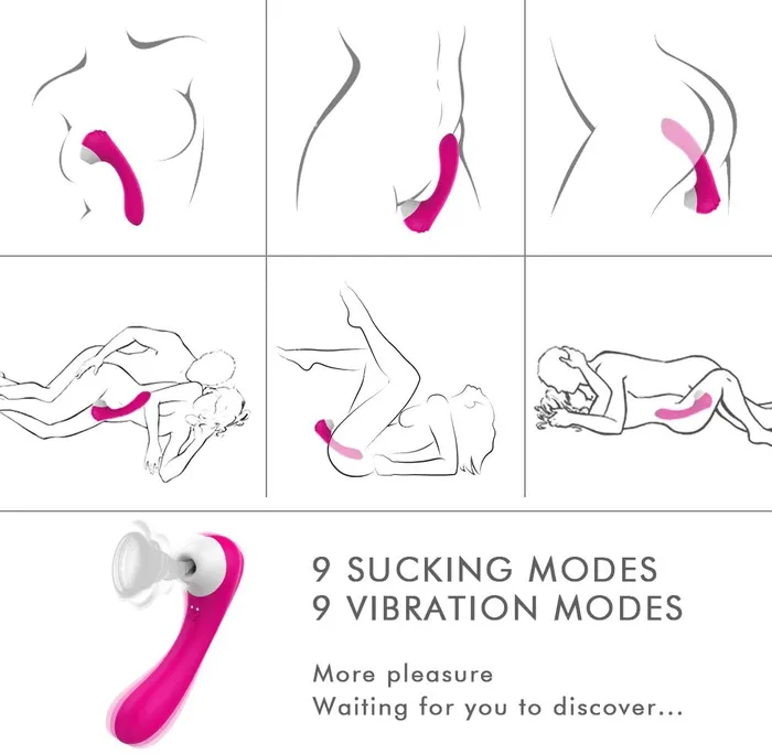 69 Vibrations Kenya Female Sex Toys Korleen Suction and Gspot Vibrator