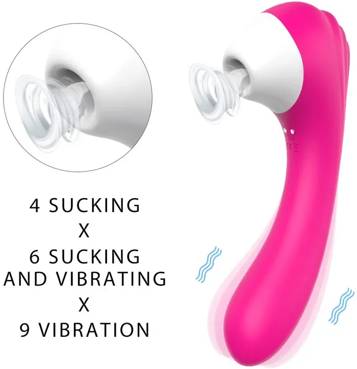 69 Vibrations Kenya Female Sex Toys Korleen Suction and Gspot Vibrator