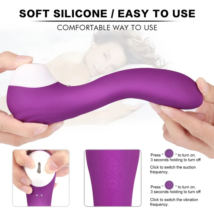 69 Vibrations Kenya Female Sex Toys Korleen Suction and Gspot Vibrator